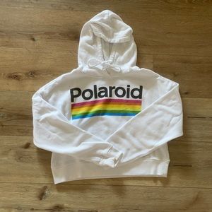 Cropped Polaroid Sweatshirt